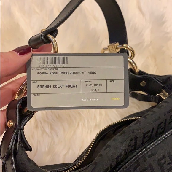 Authentic Black Vintage Zucca Fendi bag ✨ - Picture 7 of 8